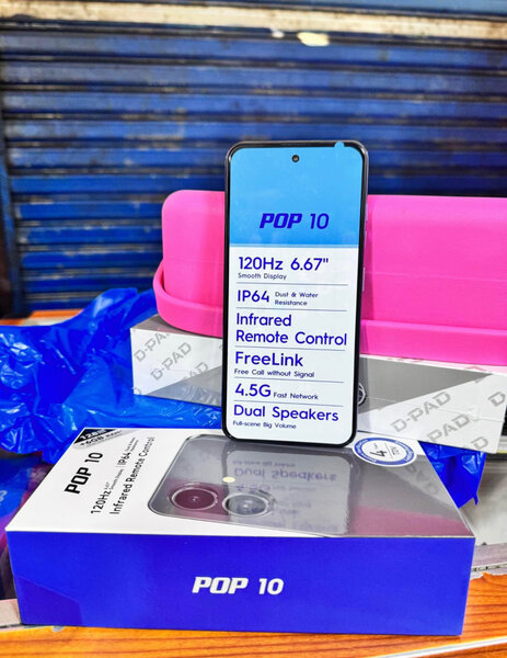 Téléphone portable POP 10 6.67'' 4.5G Dual Speaker