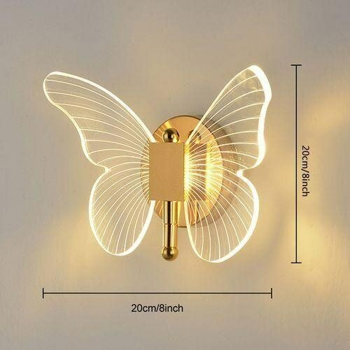 Applique murale papillon LED