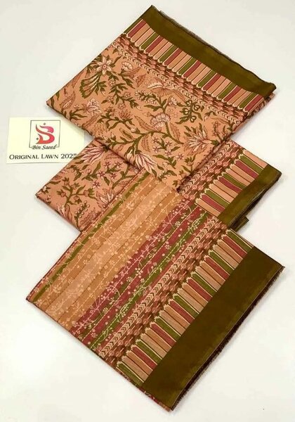 Beautiful Bin saeed 3 pcs lawn suit