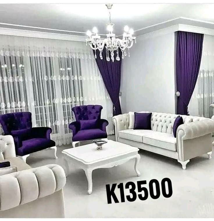 A set of beautiful and soft home furniture