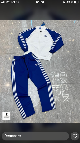 Survêtement Bleu et Blanc