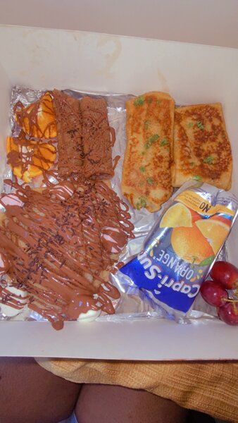 La boxe de crêpes sucrée salée