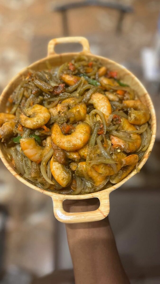 Fruits de mer sauté