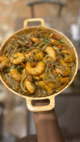 Fruits de mer sauté