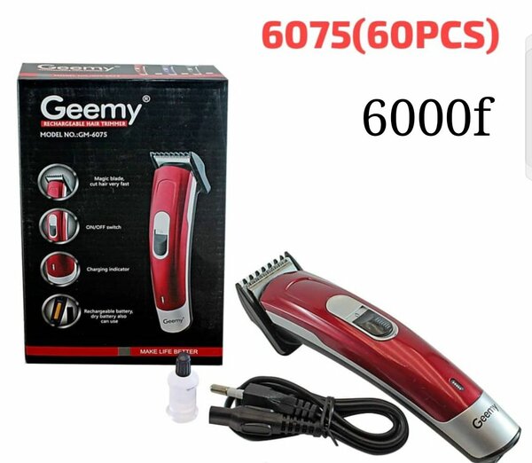 Tondeuse Rechargeable Geemy GM-6075