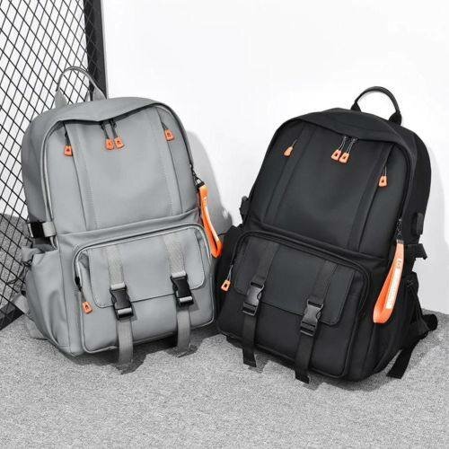 Sac à dos simili cuir résistant à l'eau unisexe