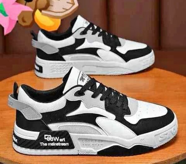 Baskets tendance en cuir