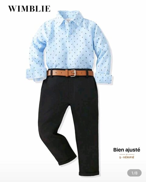 Ensemble élégant garçon