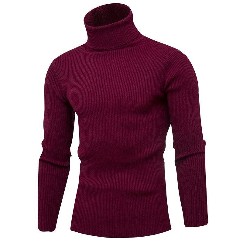 Long sleeve turtleneck sweater windproof