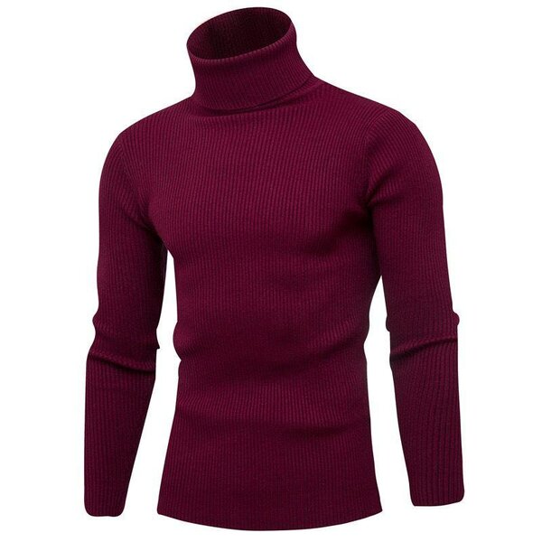 Long sleeve turtleneck sweater windproof