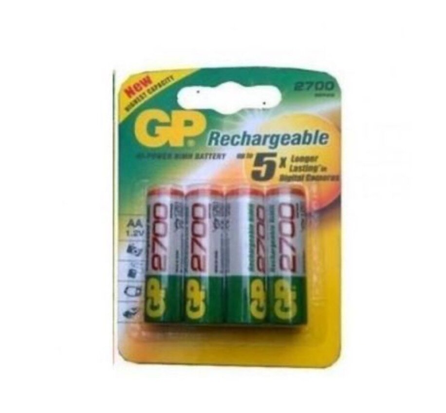 Piles Rechargeables GP AA NiMH