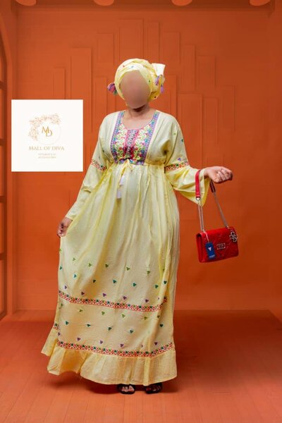 Robe en coton tendance