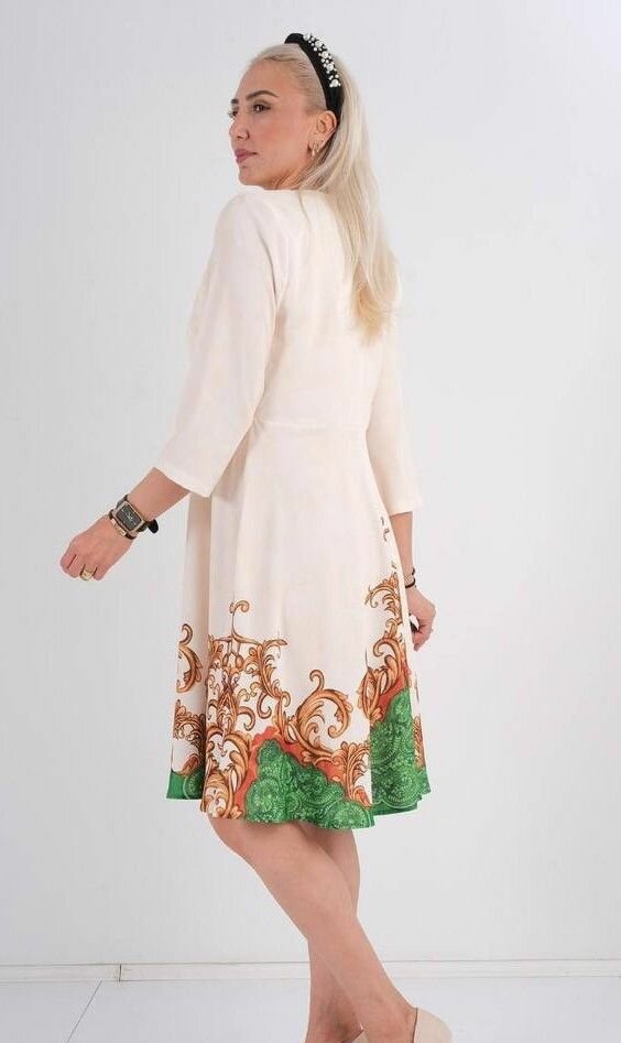 Robe élégante à motifs