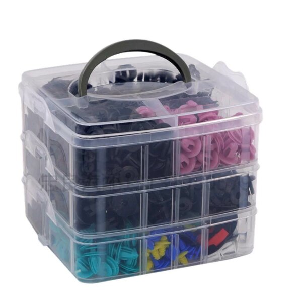 Boîte clips automobiles