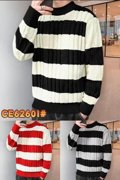 Pulls en maille à rayures tendance