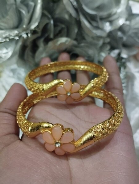 Gold Platted Kara Set For Women For Girls