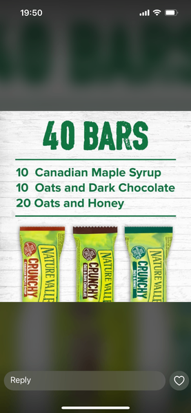 NATURE VALLEY CRUNCHY BAR