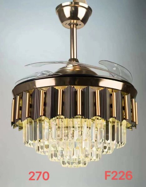 Chandelier with fan