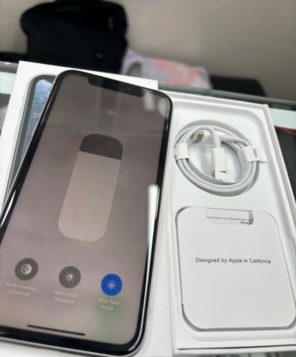 iPhone XR blanc