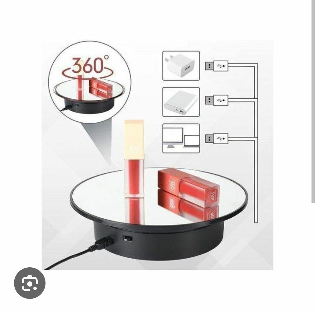 Plateau rotatif électrique 360°