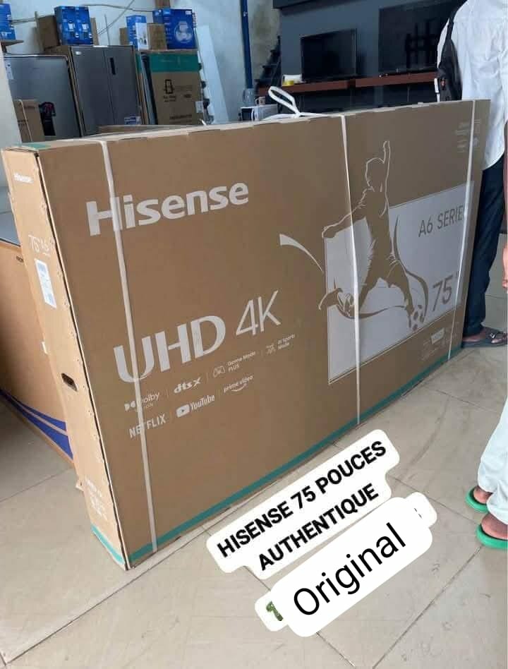Hisense TV UHD 4K 75 pouces