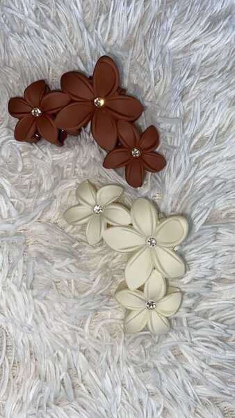 Pinces à cheveux fleurs élégantes