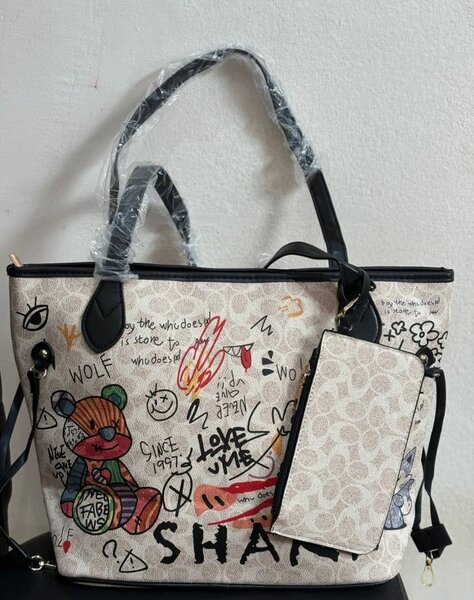 Sac cabas tendance graffiti