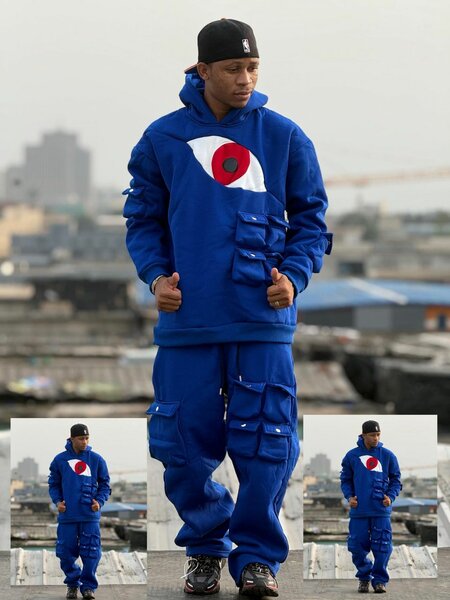 Ensemble survêtement cargo homme