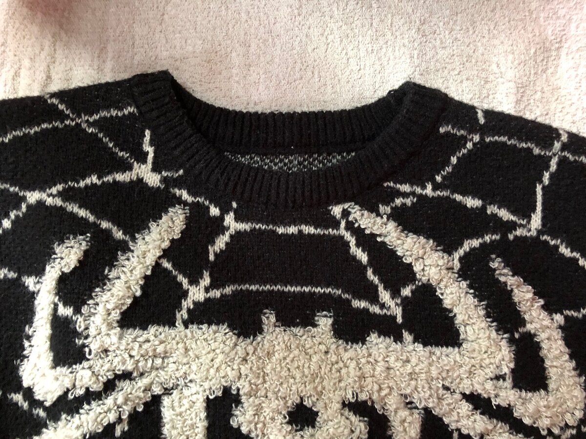 Свитер паук