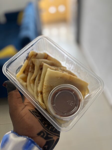 Crêpes au chocolat nutela