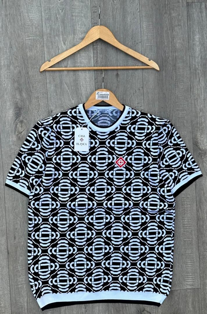 T-shirt homme motif géométrique