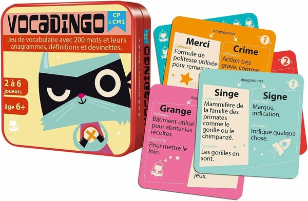 Vocadingo - Jeu de vocabulaire pour enfants