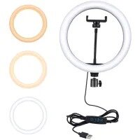 Ring Fill Light 26cm/10 inch without Tripod Stand for Lovers Selfie Ring Fill light Selfie Ring LED for Live stream round.