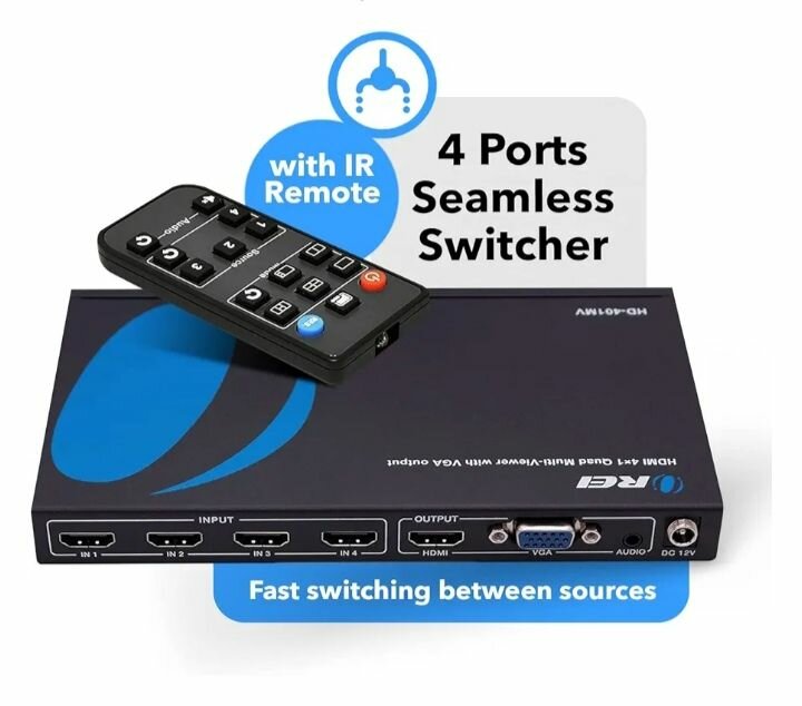 Orei Quad Multi-Vewer Hdmi 4-in-1