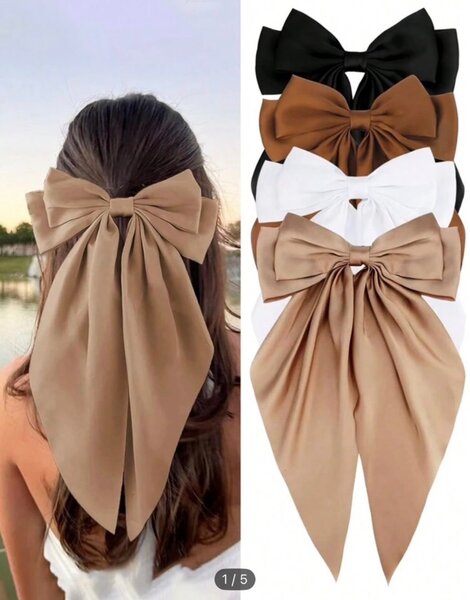 Grande barrette à nœud large