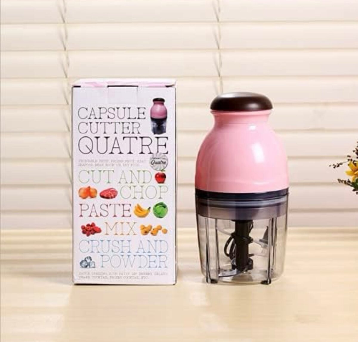 Mini hachoir électrique à viande pour légumes et fruits 600