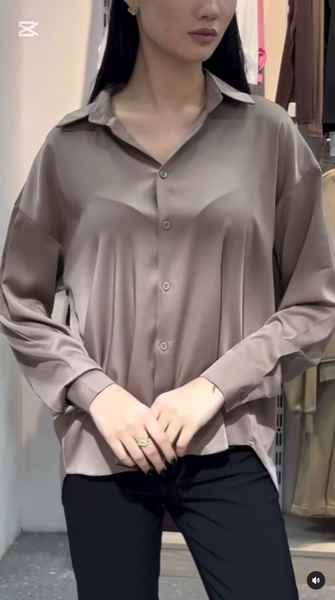 атласная рубашка