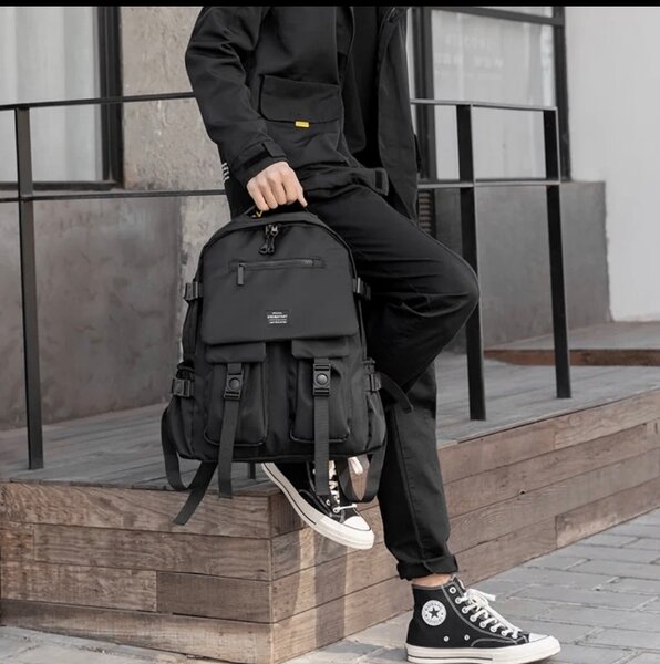 Sac à dos en nylon étanche unisexe