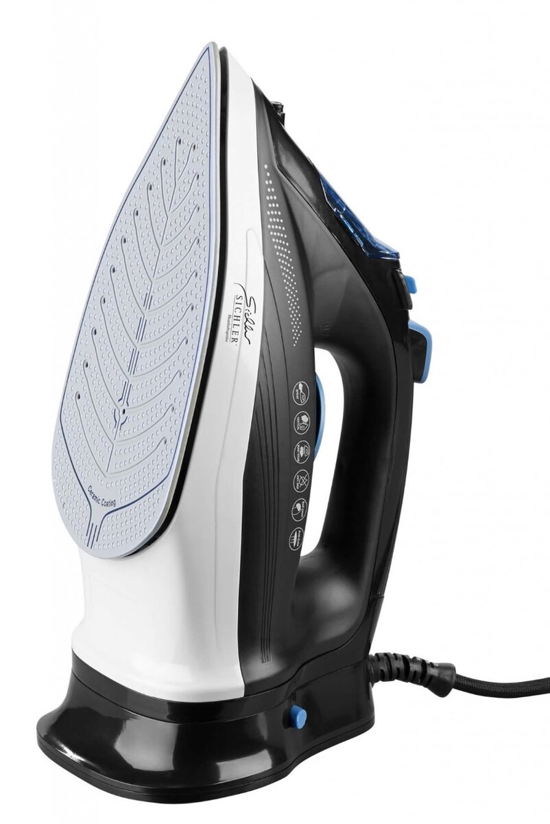 Sichler 2 in 1 steam iron for cable