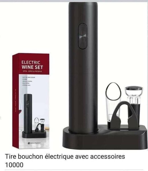 Tire bouchon électrique avec accessoires 