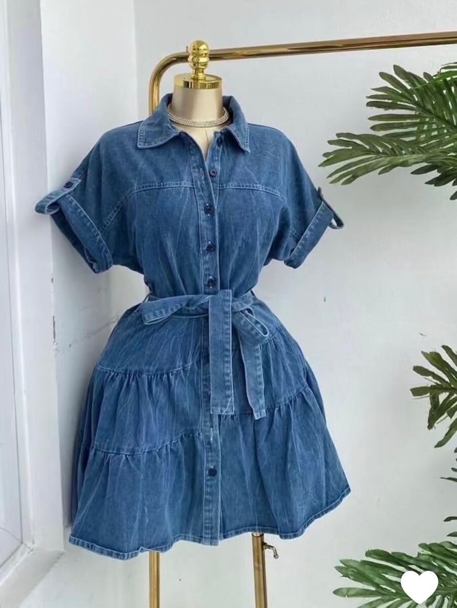 Robe en jean tendance