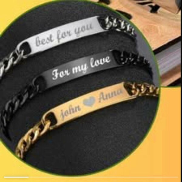 Bracelet acier inoxydable pers