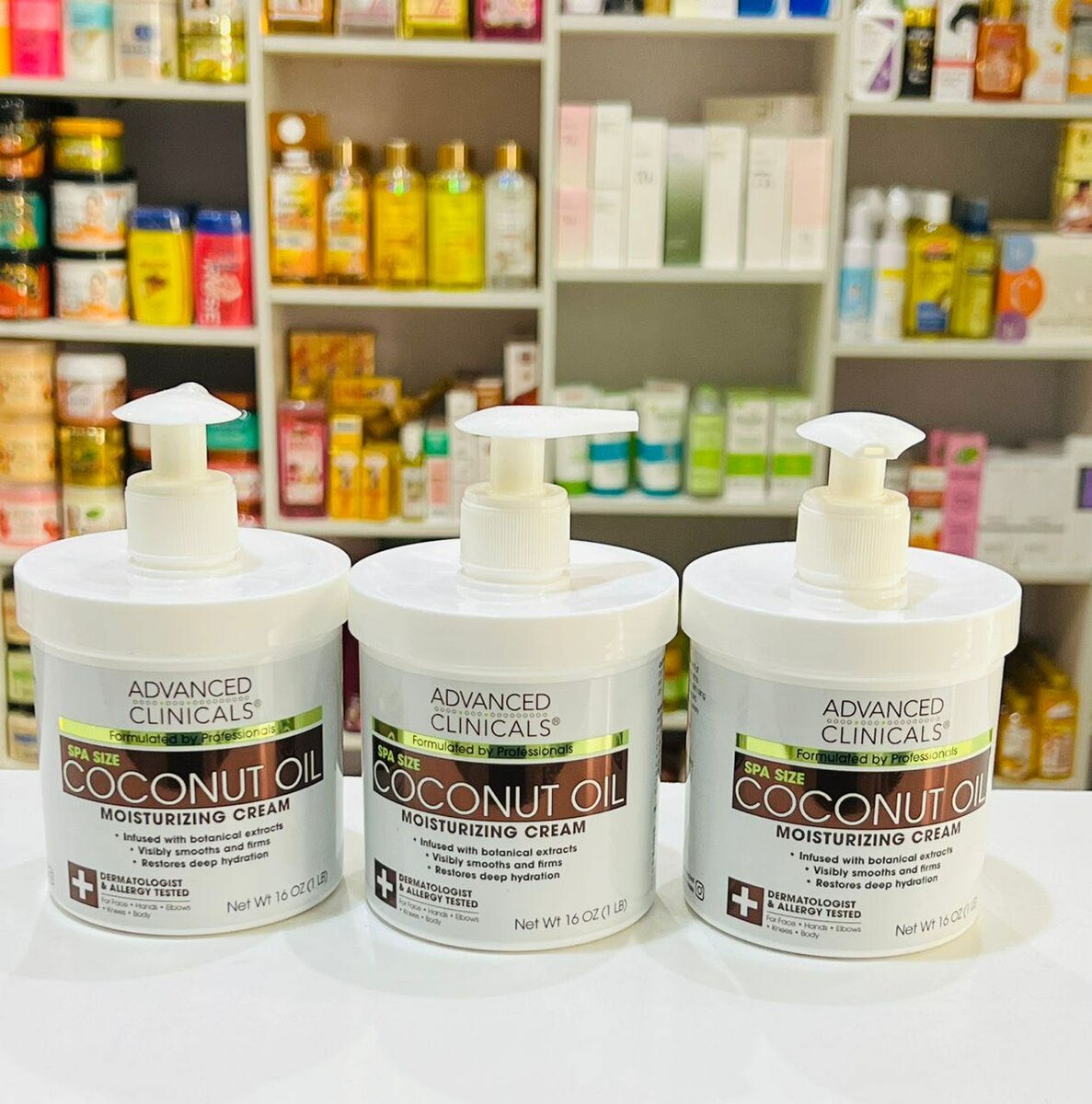 Advanced Clinicals Coconut Body Lotion Moisturizing Cream