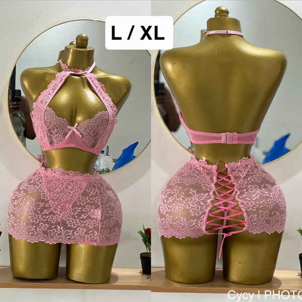 Ensemble lingerie dentelle