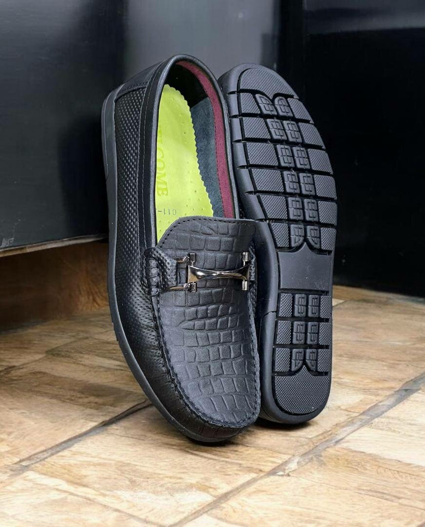 Mocassins en cuir élégants