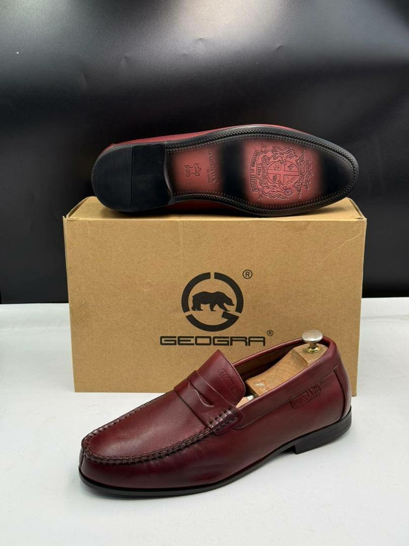 Chaussures Homme GEOGRA Cuir Marron