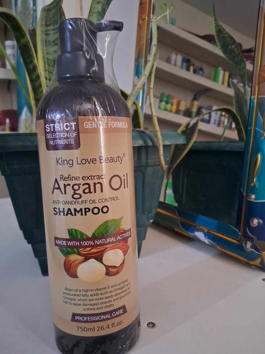 Argan oil hair shampoo