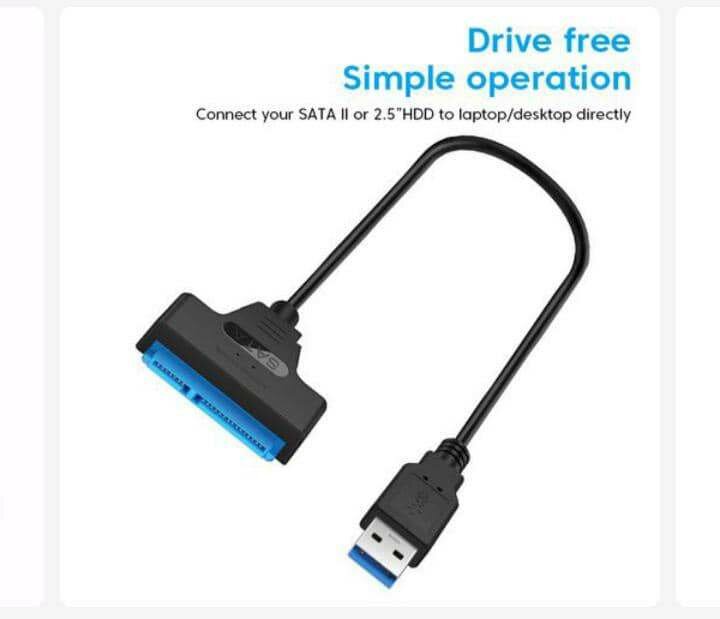 Adaptateur câble Usb 3.0 vers disque dur SSD SATA 2,5"