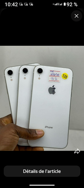 iPhone XR 128GB Blanc