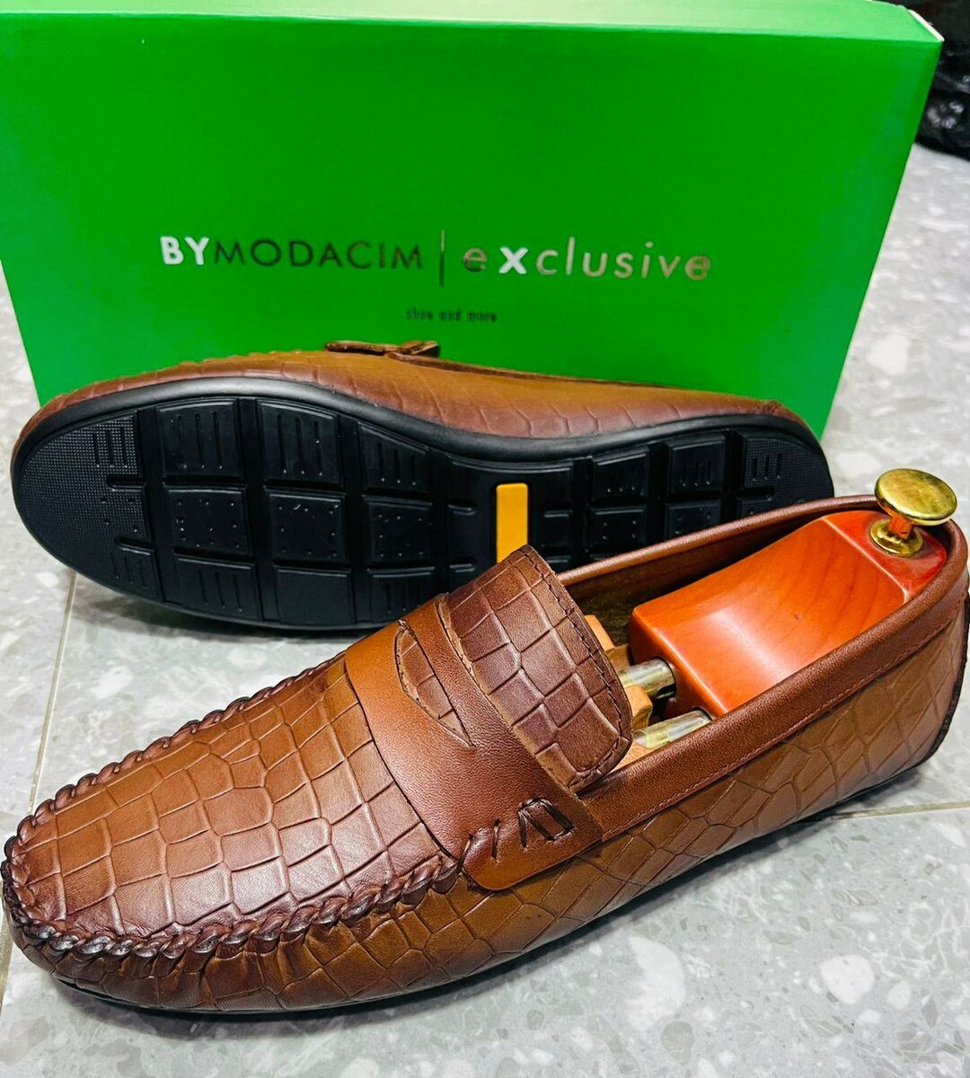 Mocassins en cuir élégants